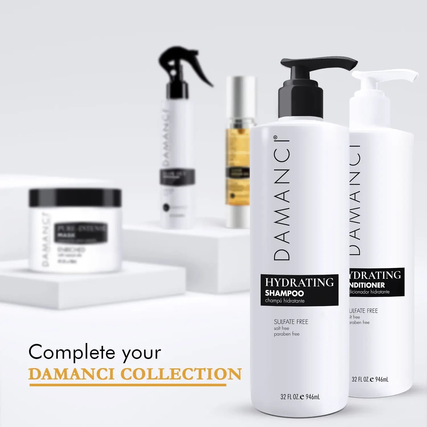 Damanci, Hydrating Shampoo & Conditioner